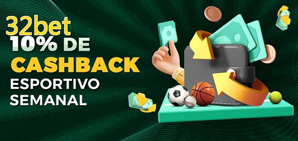 10% de bônus de cashback na 32bet