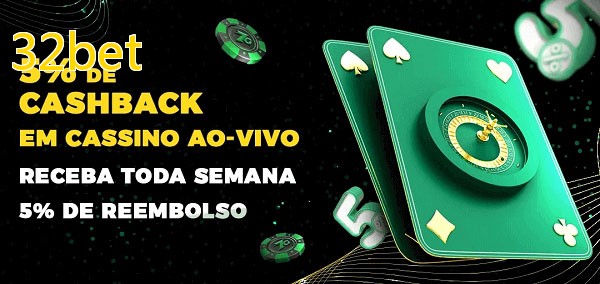 Promoções do cassino ao Vivo 32bet
